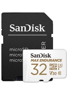   SanDisk microSD Max Endurance Class 10 UHS-I SDSQQVR-032G-GN6IA