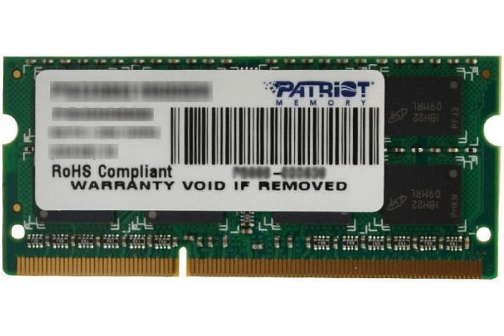 Оперативная память Patriot 4Gb DDR-III 1600MHz SO-DIMM (PSD34G16002S)