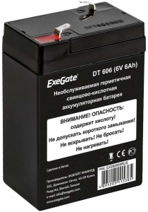   Exegate DT 606 (6V 6Ah)  F1