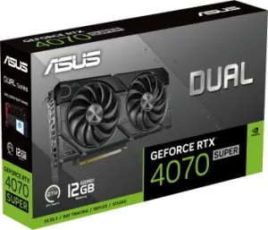  Asus PCI-E 4.0 DUAL-RTX4070S-12G-EVO NVIDIA GeForce RTX 4070 Super 12Gb 192bit GDDR6X 247