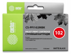   Cactus CS-PFI102MBK   (130)  Canon iPF500/iPF600/iPF700/ MFP M40