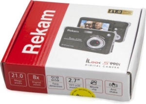  Rekam iLook S990i  21Mpix 2.7 720p SDHC/MMC CMOS IS el/Li-Ion
