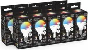  6W E14 RGBW+ LED