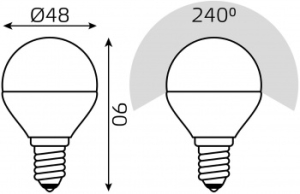   6W E14 RGBW+ LED