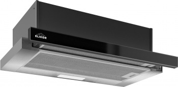 Кухонная вытяжка ELIKOR Интегра GLASS 60Н-400-В2Д нерж/стекло черное R