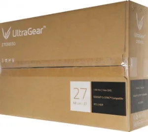  27 LG 27GN650-B Black IPS, 16:9, 1920x1080, 144Hz, 1ms, 350 cd/m2, 1000:1, HDMI*2, DP, (ti