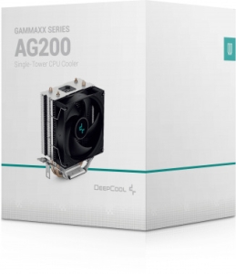  CPU Deepcool AG200 (100W Intel LGA1700/1200/1151/1150/1155 AMD AM5/AM4 30.5dB 500-3050 rpm 120