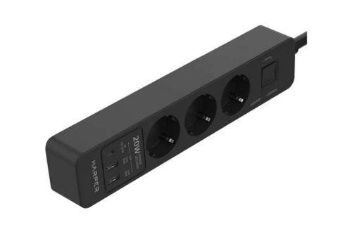    USB  HARPER UCH-440 Black PD3.0