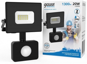   LED 20W 1380lm IP65 6500    | 618511320 | Gauss