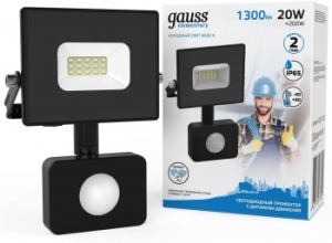   LED 20W 1380lm IP65 6500    | 618511320 | Gauss
