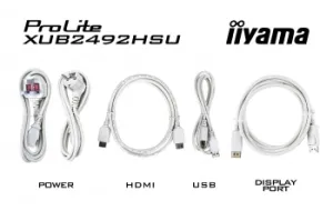  Iiyama 23.8 ProLite XUB2492HSU-W6  IPS LED 0.4ms 16:9 HDMI M/M  HAS Piv 250cd 1