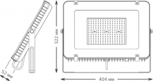   GAUSS 613100150  150 IP65 6500  1/4