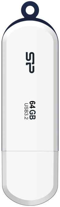 Флеш накопитель 64Gb Silicon Power Blaze B32, USB 3.2, Белый