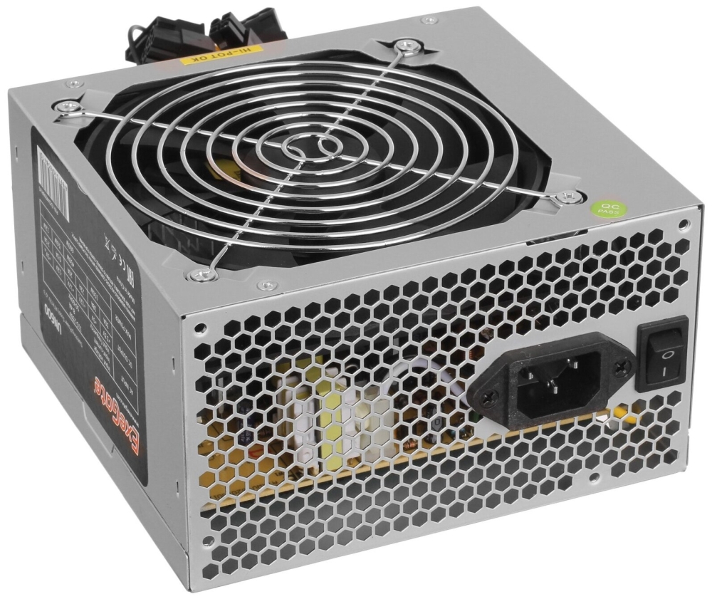   600W Exegate UN600, ATX, 12cm fan, 24+4pin, 6pin PCI-E, 3*SATA, 1*FDD, 2*IDE