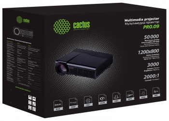  Cactus CS-PRO.09WT.WXGA-W LCD 3000Lm (1280x720) 2000:1  :50000 2xUSB typeA 