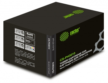 Тонер Картридж Cactus CS-PH3010 (106R02181) черный для Xerox Phaser 3010 WorkCentre 3045 (1000стр.)