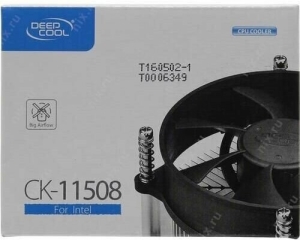   Deepcool CK-11508 {Soc-1150/1155/1156, 3pin, 25dB, Al, 65W, 245g, screw}
