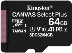   microSDHC 64GB microSDXC Class10 Kingston  Class10 UHS-I Canvas Select up t