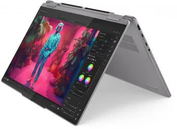  Lenovo Yoga 7 2-in-1 14AHP9 14(1920x1200 IPS)/Touch/AMD Ryzen 7 8840HS(3.3Ghz)/16384Mb/1024