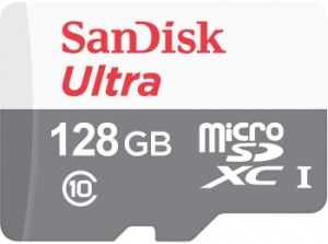   microSD 128GB SanDisk microSDXC Class 10 Ultra UHS-I 100MB/s