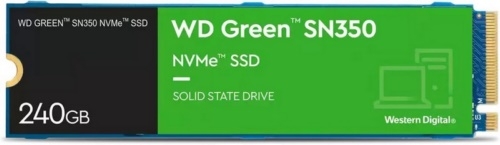 Твердотельный накопитель SSD Western Digital 240Gb WDS240G2G0C Green SN350 M.2 2280 WD Original PCI-