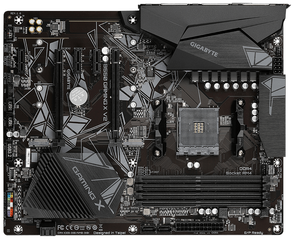   Gigabyte B550 GAMING X V2 V1.3/V1.4 Socket AM4