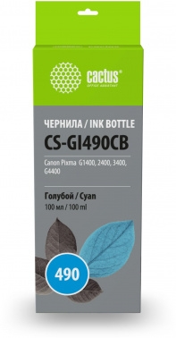  Cactus CS-GI490CB 100  Canon Pixma G1400/G2400/G3400