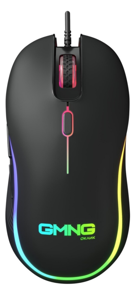Мышь Oklick/Оклик GMNG 723GM оптическая (3200dpi) USB (6but), черный
