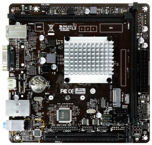   Biostar J4125NHU (Intel Celeron J4125 onboard)