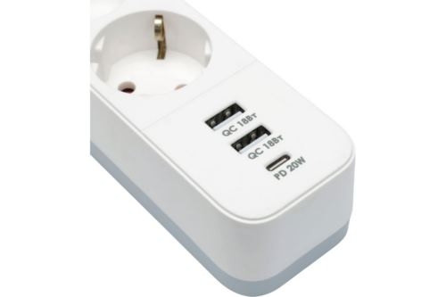    EPS-3-CU2-W-2 2.0  3, 10, 1xType-C PD, 2  USB QC, 2, .