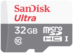   microSD 32GB SanDisk microSDHC Class 10 Ultra UHS-I 100MB/s