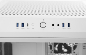  Thermaltake The Tower 500 Snow CA-1X1-00M6WN-00 White,Win,SPCC,Tempered Glass*3,120mm Standar