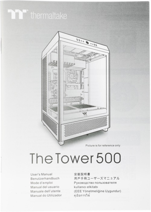  Thermaltake The Tower 500 Snow CA-1X1-00M6WN-00 White,Win,SPCC,Tempered Glass*3,120mm Standar