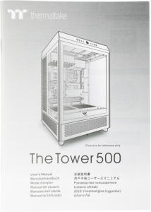  Thermaltake The Tower 500 Snow CA-1X1-00M6WN-00 White,Win,SPCC,Tempered Glass*3,120mm Standar