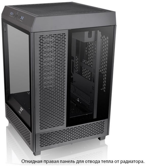  Thermaltake The Tower 500    ATX 1x120mm 3x140mm 4xUSB3.0 2xUSB3.1 audio bott PSU