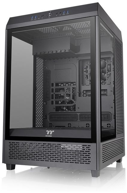  Thermaltake The Tower 500    ATX 1x120mm 3x140mm 4xUSB3.0 2xUSB3.1 audio bott PSU