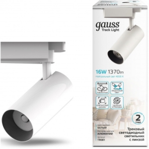 GAUSS   16W 1680lm 4000K 180-220V IP20 65*206  LED 1/40 TR081