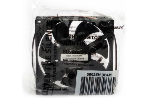  Gembird, 80x80x25, , 3 pin/4pin Molex,  30 