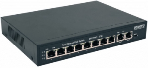  PoE OSNOVO SW-20820(120W), 8 x FE   PoE (IEEE 802.3af/at), 2 x GE,  30W  