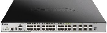  Managed L3 Stackable Switch 20x1000Base-T PoE, 4x10GBase-X SFP+, 4xCombo 1000Base-T PoE/S