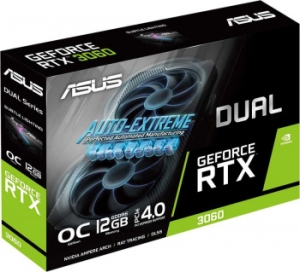  Asus DUAL-RTX3060-O12G-V2 LHR NVIDIA GeForce RTX 3060 12288Mb 192 GDDR6 1837/15000/HDMIx1