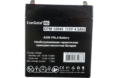  ExeGate EP212310RUS DTM 12045/EXG1245 (12V 4.5Ah)  F1