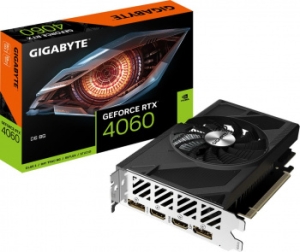  Gigabyte GV-N4060D6-8GD PCI-E 4.0 128bit GDDR6 2460/17000 HDMIx2 DPx2 HDCP Ret