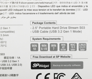    Silicon Power USB 3.0 1Tb SP010TBPHDS03S3K Stream 2.5 