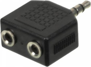   Ningbo JAAA095-B 2xJack 3.5 (f)/Jack 3.5 (m)       