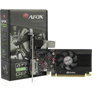  Afox GeForce GT710 4GB DDR3 64BIT DVI HDMI VGA LP SINGLE FAN (AF710-4096D3L7-V1) RTL