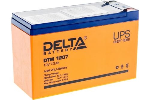  Delta DTM 1207 (12V, 7.2Ah)