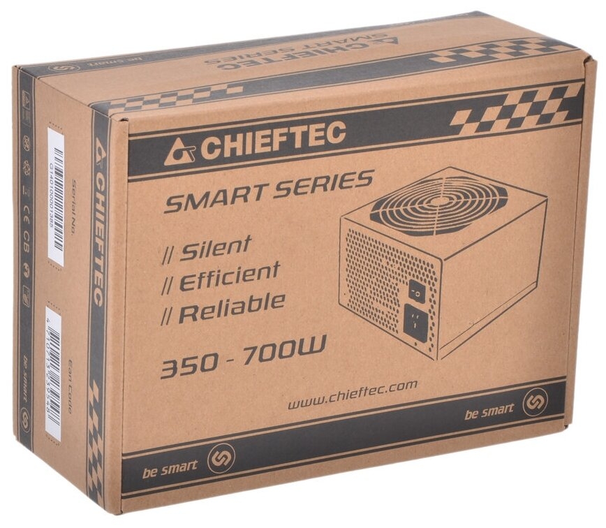   Chieftec 550W RTL GPS-550A8 {ATX-12V V.2.3 PSU with 12 cm fan, Active PFC, fficiency >8