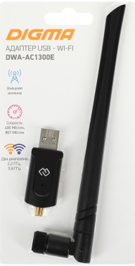   WiFi Digma DWA-AC1300E AC1300 USB 3.0 (..) 1. (.:1)
