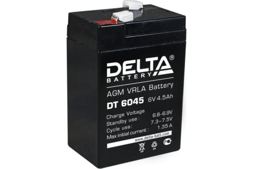  Delta DT 6045 (6V, 4.5Ah)